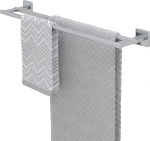 Tiger Dock Towel Rail Premium Chrome Plated Stainless Steel Towel Rail 23.6" W x 1.9" H x 4.9" D