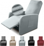 LOMUG veekindel tugitooli kate, Stretch tugitooli kate, Stretch Cover tugitooli kaitsja taskuga, kohandatud TV tooli katteks, l&otilde;&otilde;gastavad toolikatted, lounge'i kate, elutuba, kontor