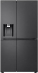 LG GSJE81EPBD Side-by-Side k&uuml;lmik j&auml;&auml;, purustatud j&auml;&auml; ja vee dosaatoriga, 628 l, sisemine veepaak, UVnano, DoorCooling+, LINEARCooling, Wi-Fi, metalne must [energiaklass D]
