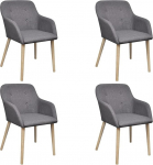 4 s&ouml;&ouml;gitooli komplekt, k&ouml;&ouml;gitoolid, s&ouml;&ouml;gitoolid, s&ouml;&ouml;gitoolid, s&ouml;&ouml;gitoatoolid, s&ouml;&ouml;gitoatoolid, s&ouml;&ouml;gitoam&ouml;&ouml;bel, helehall kangas ja tammepuust massiivne puit