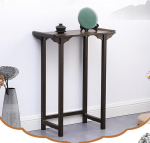 Konsolentisch Schmal, Konsolentische f&uuml;rs Wohnzimmer, Console Table Holztisch f&uuml;r Wohnzimmer und Flur, Einfache Montage(60 * 31 * 100cm/24 * 12 * 39in)