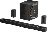ULTIMEA Skywave X50 5.1.4 Professional Soundbar Dolby Atmos'iga, 760W Surround Sound s&uuml;steem 8-tollise subwooferi ja 2 traadita tagumise k&otilde;lariga, GaN v&otilde;imendi, 4K HDR Pass-Through, HDMI eARC, BT 5.4.