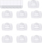 Pakett 10 selge valgusklambritest Command Hooks for Fairy Lights, suured valgusklambrid, j&otilde;uluklambrid koos kleepribadega, kahjustuseta kaabliklambrid j&otilde;ulukaunistuseks, tuled ja tuled