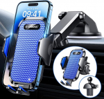VANMASS mobiiltelefonihoidja auto 2025 Upgrade Super Stabiilne 3-in-1 iminapakett ja ventilatsioon 100% turvaline universaalne mobiiltelefonihoidja auto paindlik sobib k&otilde;igile iPhone 16/15/14/13 Pro Max Samsung S24/S23