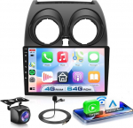 VECHTEL 4G + 64G autoraadio Android 15 Nissan Qashqai 2006-2016, 9-tolline 1280 x 720P HD puuteekraaniga autoraadio traadita Carplay Android auto GPS Wi-Fi USB Bluetooth 5.0 FM RDS raadio tagurdamine