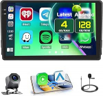 9-tolline [Incell puuteekraan] Android 15 autoraadio Toyota Auris 2013-2015 juhtmevaba Carplay Android autole, 4+128G raadio Bluetooth/GPS/tagasi vaatekaamera/FM/RDS/EQ/WiFi/SWC/UIga