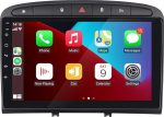 LXKLSZ Autoraadio, mis &uuml;hildub juhtmevaba Carplay/Android autoga Peugeot 308 408 2007-2013 koos IPS puuteekraaniga/Bluetooth/Mirror Link/FM/AM/USB-ga