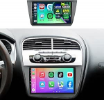 9-tolline [Incell puuteekraan] Android 15 autoraadio Seat Altea 2004-2015/Toledo 2004-2009 traadita Carplay Android auto, 4+128G raadio Bluetooth/GPS/tagasi vaatekaamera/FM/RDS/EQ/WiFi/SWC/UIga