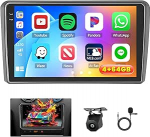 [4G+64G] Inefala Android 15 Autoradio f&uuml;r Audi A3 S3 RS3 2003-2012 mit Wireless Carplay Android Auto, 9 Zoll Touchscreen Radio mit Navi GPS WiFi RDS/FM Bluetooth EQ SWC Mic Tagfahrkamera