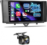 [2G+32G] Autoradio Mercedes Benz Smart Fortwo 2011-2015, 9-tolline Android puuteekraaniga autoraadio, traadita Apple Carplay ja Android Car / 1080P / WiFi + AHD tagantvaate kaamera + mikrofon