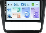 6G + 128G Android 15 autoraadio BMW 1 seeria E81 E82 E87 E88 kaamera + mikrofon 9-tolline IPS tugi Carplay/Android Car/GPS/DAB/WiFi/BT5.0/USB/MirrorLink/SWC/FM/360 Kaamera