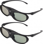 2 Pack 3D prillid, 144Hz 3D aktiivsed s&auml;riaparaadi prillid DLP LinK LCD objektiivi 3D prillid 3D DLP Orojektoritele