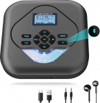 MONODEAL CD-m&auml;ngija kaasaskantav Bluetoothiga, sisseehitatud CD-p&otilde;letaja funktsioon, kaasaskantav CD-m&auml;ngija koos anti-skip autole