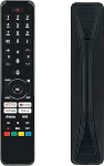 Telefunken TiVo TV XH24TO550S XH32TO750S XF40TO750S XF43TO750S XU55TO750S XU65TO750S jaoks sobiv h&auml;&auml;lega kaugjuhtimispult, h&auml;&auml;lefunktsiooniga.