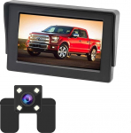 OBEST 4.3" HD tagantvaate kaamera monitori komplekt, lihtne paigaldus Veekindel &ouml;ise vaatega tagantvaate vaatluss&uuml;steem, mis on ideaalne autodele, veoautodele, kaubikutele ja maasturitele.