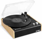 Victrola Eastwood Bluetooth plaadim&auml;ngija (Bambus) 3 kiirused, MM Pickup, Vinyl Stream, tolmukate & sisseehitatud k&otilde;larid