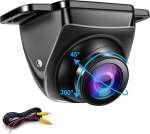 OBEST AHD auto tagantvaate kaamera, 360&deg; p&ouml;&ouml;ratav 1080P tagurduskaamerad, IP68 veekindel metallist tagantvaate kaamera, universaalne 12-24 V, &ouml;ine n&auml;gemine 170&deg; laia nurgaga autokaamera veoautodele, maasturitele, haagissuvilatele