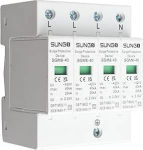 &Uuml;lepingekaitse, &uuml;lepinge kaitse DIN Rail, 4P 40KA Kodu &uuml;lepinge Din Rails madalpinge kaitse Arrester seade &auml;ikesekaitse, vaikimisi