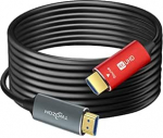 Twozoh HDMI kiudoptiline kaabel 50 m, HDMI optiline kaabel 2.0 4K/60Hz 18Gbps Kiire UHD kiudoptiline HDMI kaabel