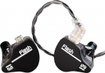 keephifi Kbear IEM Flash 1BA+1DD IEM k&otilde;rvaklapid HiFi k&otilde;rvamonitor, k&otilde;rvamonitor CNC kaanega, d&uuml;naamiline draiver 10 mm, eemaldatav kaabel (must, ilma mikrofonita)