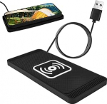 15 W induktiivne laadimisjaam auto Qi laadimisalus koos libisemiskindla pinnaga juhtmevaba laadimisalus auto laadimisalus induktiivne iPhone 16/15/14/13/12 Pro Max Samsung S23/S22 jaoks