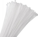 hankekaart 200 x ekstra pikk iselukustuv kaablisidemed 500mm valge nailonist kaablisidemed 18kg