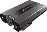 CREATIVE Sound BlasterX G5 Audio kaasaskantav helikaart ja k&otilde;rvaklappide v&otilde;imendi 7.1 Surround HD-ga Windows PC-le, Macile ja PS4-le - must