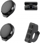 TABKSOLA mootorratta kiivri Bluetooth-k&otilde;rvaklapid, mis on paigaldatud kiivrile traadita kaugjuhtimispuldiga, ei ole tuule m&uuml;ra, pikk aku eluiga, ideaalne mootorratta, suusatamise ja jalgrattas&otilde;idu jaoks