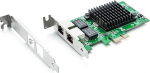 10Gtek&reg; Intel E1G42ET, Intel 82576 kontroller Gigabit Ethernet konvergentsed v&otilde;rguadapter (NIC), PCI Express 2.0 X1, kaks RJ45 vaskporti