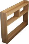 YHWKGZ Console Table, Wooden Console Table Behind the Sofa, with Open Storage Compartments, for Small Spaces, Living Room TV, Hallway Entrance Area (Wood Colour, 43.3 x 5.9/110 x 15 cm)