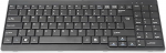 DIGITUS klaviatuur DIGITUS LCD KVM konsoolidele US paigutus QWERTY USB must
