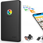 iDiskk 2TB (2000GB) v&auml;line Lightning iPhone'i k&otilde;vaketas, MFi sertifitseeritud, 3 in 1, 3 sisseehitatud kaabliga, kaasaskantav k&otilde;vaketas, USB-C k&otilde;vaketas iPhone/iPad/Mac/PC ja Type-C telefonidele (must)