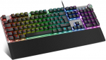 EMPIRE GAMING Stardust Teclado Gaming - Teclas opto-mec&aacute;nicas - Retroiluminaci&oacute;n LED RGB - Gamer Software de programaci&oacute;n - Reposa-mu&ntilde;ecasextra&iacute;ble (QWERTY, Espa&ntilde;ol)