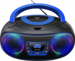Denver DAB+ Boombox DAB+/FM raadioga, Bluetooth-funktsioon, Sinine