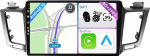 [8GB + 256GB] Android 15 autoraadio Toyota RAV4 (2013-2018)-[Integreeritud CarPlay/Android Car/DSP/GPS]-10.1-tolline IPS puuteekraan CAM+MIC-DAB/peegel&uuml;hendus/Bluetooth 5.0/AHD/360 kaamera/WiFi/USB
