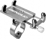 Jalgratta mobiiltelefoni hoidja, 360 kraadi p&ouml;&ouml;ratav universaalne metallist mootorratta mobiiltelefoni hoidja Universal Bike Motorbike Holder 3,5-tollise kuni 6,5-tollise telefoni ja GPS-i jaoks