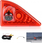 CAMECHO piduritulede tagumine vaatepilt HD &ouml;ise n&auml;gemise IP67 veekindel kaamera Nissan NV400 Opel Movano Renault Master 2010-2016 kolmas pidurituli laia nurga 140&deg; 12V 10M juhtmega