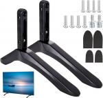 TV baas baas jalad Alumiinium sulamist TV Stand Bracket jalad koos kruvidega Universal TV Stand jalad 32-65 tolli LCD LED Plasma lameekraaniga telerile