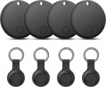 Android-Tracker-Tags + Schutzh&uuml;lle, Smart Bluetooth Tracker Auto [Google-zertifiziert] kompatibel mit Google App - "Find My Device", Artikelfinder f&uuml;r Schl&uuml;ssel, Brieftasche (nicht iOS v&otilde;i Huawei)