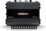 SounDigital 400.4 EVO 6.0 4-kanaliline autov&otilde;imendi, 400 W RMS v&otilde;imsusv&otilde;imendi, 4 oomi, k&otilde;rg-/madalp&auml;&auml;sufilter, RCA sisend, kompaktne auto HiFi v&otilde;imsusv&otilde;imendi.
