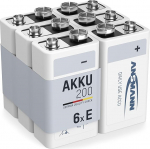 Ansmann 1311 0016 LSD komplekt 9 V aku/laetav nimh E-Block 200 mAh h&otilde;bedane