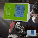 Fine Dust Meter Particle Laser Fine Dust Load (PM2.5/PM10) Formaldehyde (HCHO) TVOC/Methyl Benzene FS3-GREEN