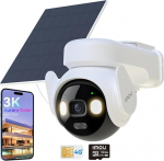 Imou 5MP p&auml;ikesevalvekaamera v&auml;ljas 24/7 salvestamine AOV SIM-kaardiga + kaardim&auml;lu, 360&deg; PTZ, 25M isiku tuvastamine, auto j&auml;lgimine, privaatne režiim, intelligentne &ouml;&ouml;n&auml;gemine, IP66