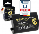 PATONA Protect EN-EL18D aku 3500mAh / 37.8Wh / 10.8V koos V1 kaitsekotiga, mis &uuml;hildub Nikon Z9 D4 D4s D5 D6 D810 D850 asendusakuga EN-EL18 EN EL18 EL18D
