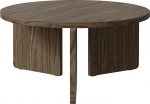 Selsey kohvilaud elutoa laud k&uuml;ljelaud kohvilaud &uuml;mmargune 85 cm diivanilaud Wisconsin Walnut Preffines