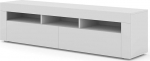 BIM Furniture Moreno Lowboard TV kapp, 160 cm, rippuv v&otilde;i seisev, universaalne aluskapp, TV laud, k&uuml;ljepaneel, HiFi-laud, rippkapp (matt valge)