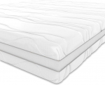 Amazon Basics Memory Foam madrats 7 tsooni Medium Firm (H3) 135 x 190 x 20 cm valge