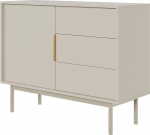 Selsey Viviaro kapp 1 uks 3 sahtlit kapi sahtli kapp Push to Open Soft Close 104 cm Hall Beež