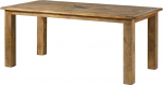 MASSIVMOEBEL24.DE Raudtee Mango s&ouml;&ouml;gilaud, suurused, naturaalne lakk, suurus: 200 x 100 cm