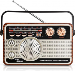 Retro raadio, laetav transistorraadio mit mitmerealalise (FM/AM/SW), Bluetooth, TF kaardipesa, k&otilde;rvaklapipesa, kandek&auml;epide, 8-12h t&ouml;&ouml;aeg - koju, kontorisse, &otilde;ue, igap&auml;evaseks kasutamiseks.